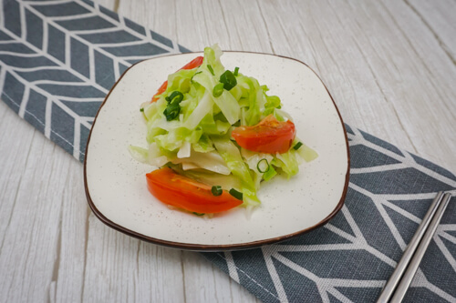 Bắp cải xào cà chua