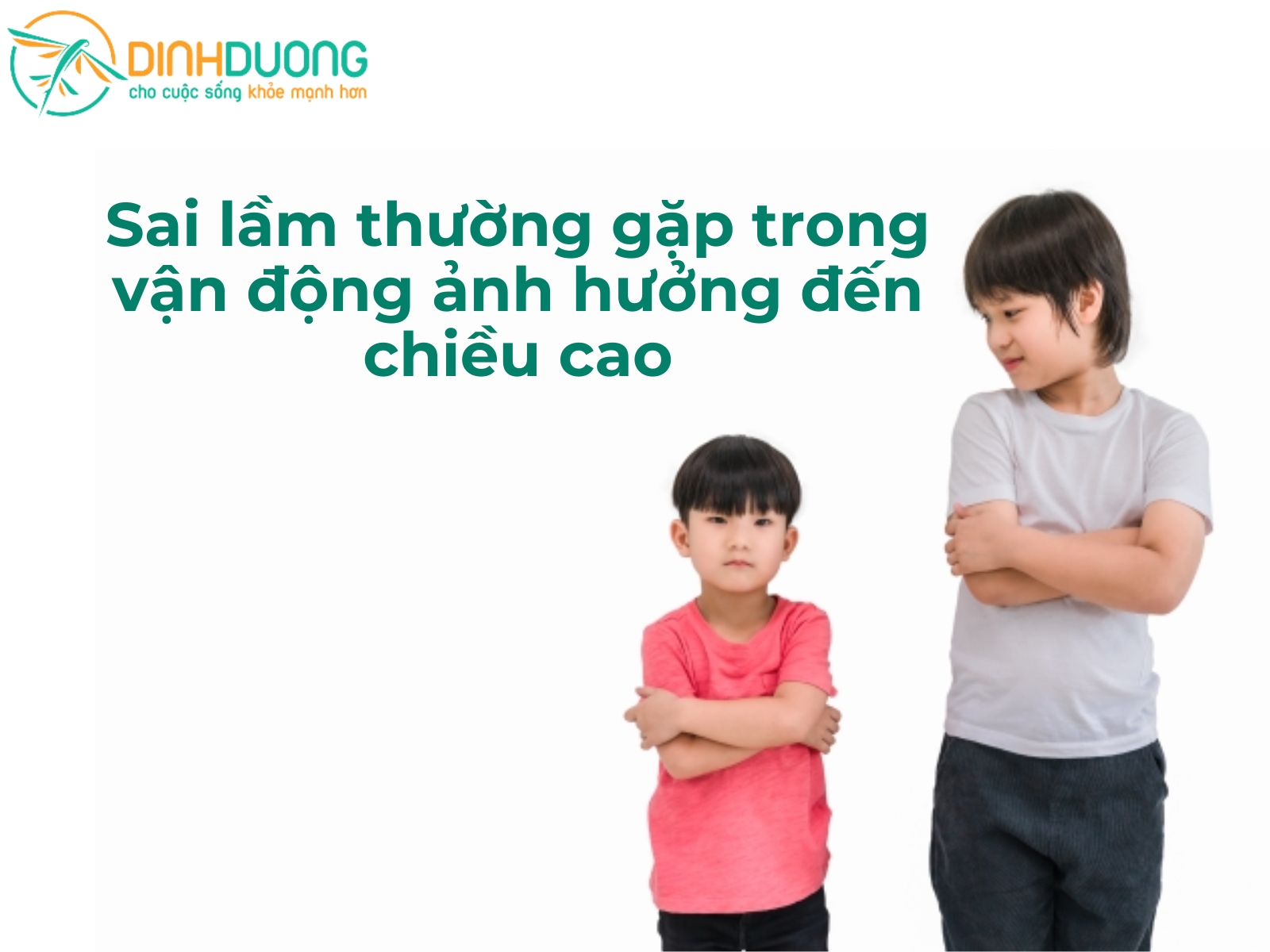 sai lầm thường gặp trong vận động ảnh hưởng đến chiều cao